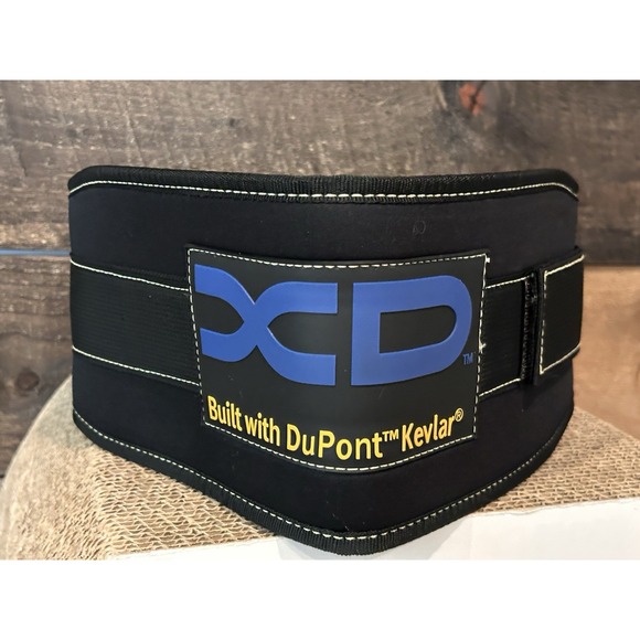 XD‎ Du Pont Kevlar Weight Lifting Belt Training Gym Bodybuilding Back Support M - Picture 1 of 5